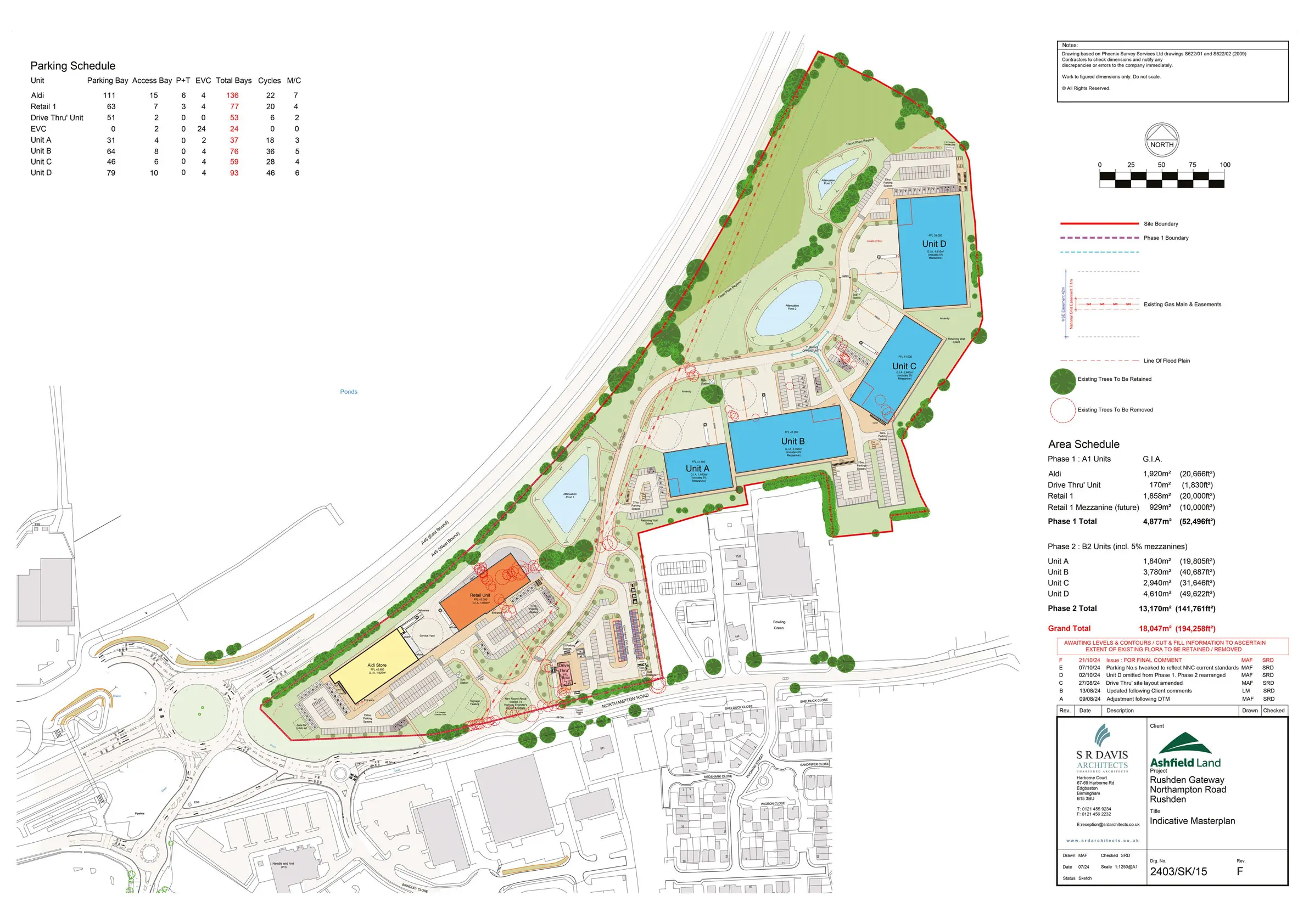 Illustrative masterplan of full site